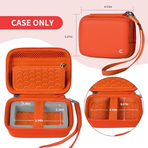 Comecase Digital Camera Case for Kodak PIXPRO FZ45 FZ55, Orange - Image 5