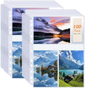 100 Pack Photo Sleeves Holds 600 4"x6" Photos, Clear Photo Page Protector for 3 Ring Binder, Double-Sided Photo Album Refill Pages Photo Pockets Photo Sleeves (4" X 6") by superaimi