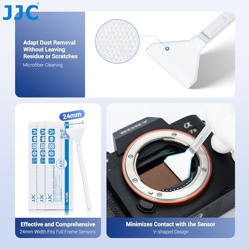 12 pcs 24 mm Full-Frame Sensor Microfiber Cloth Cleaning Swab - Image 6