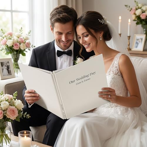 Vienrose Wedding Self Adhesive Photo Album 11x10.7 40 Pages - Image 6