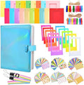 Sunmns Accessories Bundle Kit Compatible with Fujifilm Instax Mini 13 12 11 9 8 90 70 Instant Camera, Include Album, Film Stickers, Photo Frames, Hanging Frame, Strap (Bright Blue) by Sunmns