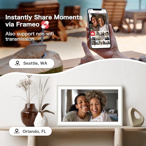 Digital Picture Frame, 15.6 Inch Frameo Digital Frame WiFi Large Display - Image 3