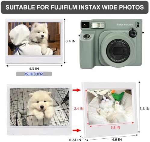 CAIYOULE Photo Frame for Fujifilm Instax Wide Instant Film Photo - Image 2