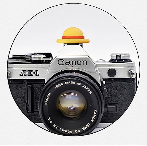 ZOSTLAND Special SLR Camera Hot Shoe Boot Cover Cap,Fashionable Dustproof Hot Shoe Protector,Compatible with Sony Fuji Canon Nikon Pentax Leical (Taix + Hat) - Image 5