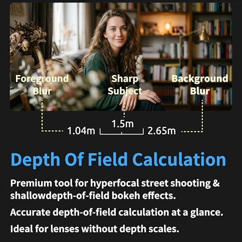 LightMate Lite 2R Light Meter, 30°FOV High Precision Ambient Light Digital Exposure Meter, 0.96in Large OLED Screen, Ultra-Compact 1.24oz, Rechargeable 20H Battery Life, for Film Leica Cameras, Black - Image 5