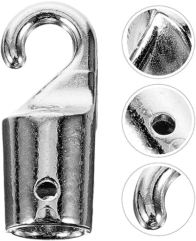 OSALADI 4pcs Hardware Tilt Wand Tip Repair Window Blind Tilt Wand Tip for Broken Horizontal Blind Hardware Wand Vertical Blinds Replacement Parts for Interior Windows Silver - Image 3