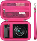 Camera Case for Panasonic LUMIX ZS99 / ZS300 Digital Camera, Rosered by Supmay