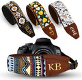Art Tribute Camera Strap Personalized With Name - Shoulder, Crossbody & Neck Camera Strap for Photographers, Fits All Cameras, Canon Nikon Sony Fujifilm, Padded Strap W/Quick Release & Leather Ends by ArtTribute