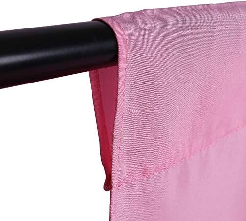 GFCC Pink Backdrop - 8FTX10FT Polyester Pink Photo Backdrop for Photoshoot Background for Photography Screen Video Recording Picture Background | Non-Reflective, Polyester Curtain, Easy Hang, Multipurpose Screen for Studio Photo Booth, Video Recording,... - Image 2