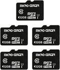 Micro Center 32GB Class 10 MicroSDHC Flash Memory Card with Adapter, 5Pack by MICROCENTER