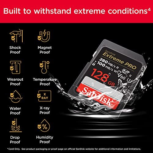 SANDISK 512GB Extreme PRO SDXC UHS-II Memory Card - C10, U3, V60, 6K, 4K UHD, SD Card - SDSDXEP-512G-GN4IN - Image 5