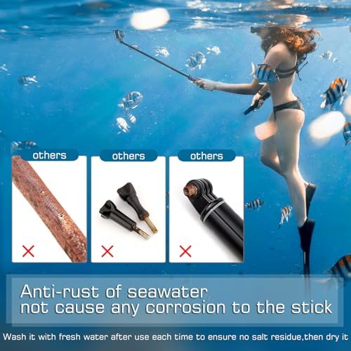 GEPULY Underwater Tripod for GoPro/Insta360/DJI Action 6 Action Cameras - Image 5
