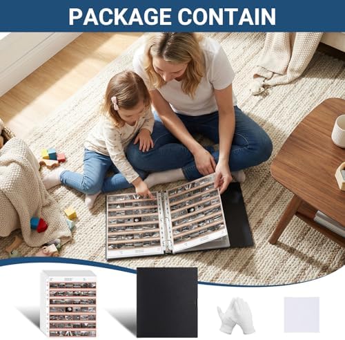 Acid Free Film Negative Binder - 3 Ring Binder with 60 Pack 35mm Negative Sleeves for Film Storage, Up to 2520 Frames, 35mm Film Holder, Film Camera Accessories - Image 7