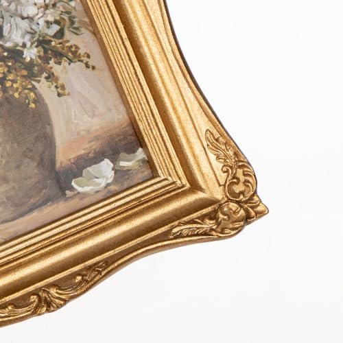 Gold Vintage Picture Frame 4x6, Antique Ornate Photo Frame Decor - Image 5