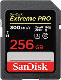 SanDisk 256GB Extreme PRO SDXC UHS-II Memory Card - C10, U3, V90, 8K, 4K, Full HD Video, SD Card - SDSDXDK-256G-GN4IN by Unknown
