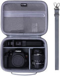 Small Camera Case Bag for Canon EOS Rebel T7/R50//R100 DSLR Camera Gray by LTGEM