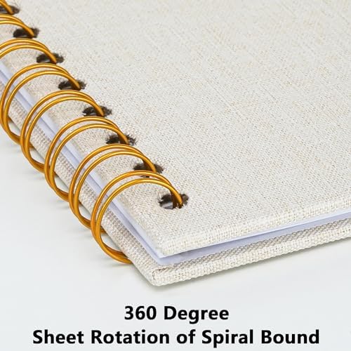 Scrapbook Photo Album, Linen Covered, 10x10 Inches, 20 Sheets/40 Pages - Image 5