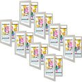 8 Pack 10x12.5 Front-Opening Kids Artwork Frames Changeable (Grey) by GoldenStateArt