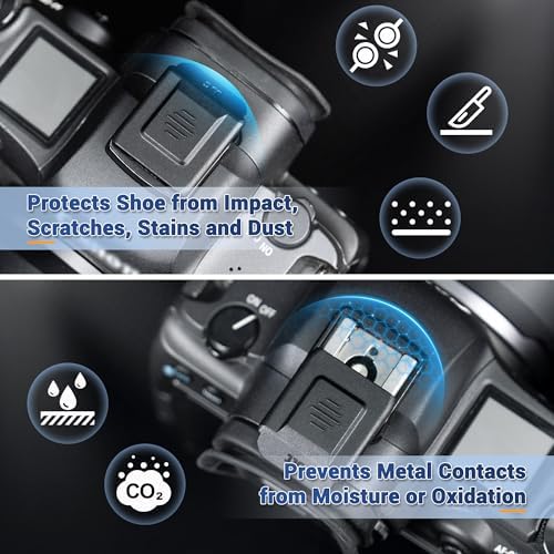JJC 2-Pack ER-SC2 Hot Shoe Cover Cap for Canon EOS-R Cameras, Full-Coverage - Image 4