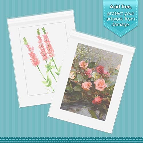Golden State Art 18x24 Inch Crystal Sealed Clear Plastic Sleeves,100 Pack - Image 3