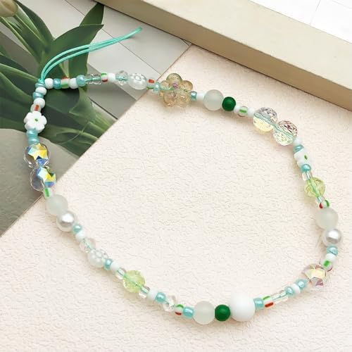Beaded Camera Wrist Strap Cute Digital Camera Charm Lanyard Phone Chain Keychain Beaded Phone Lanyard Bag Charm - Image 5
