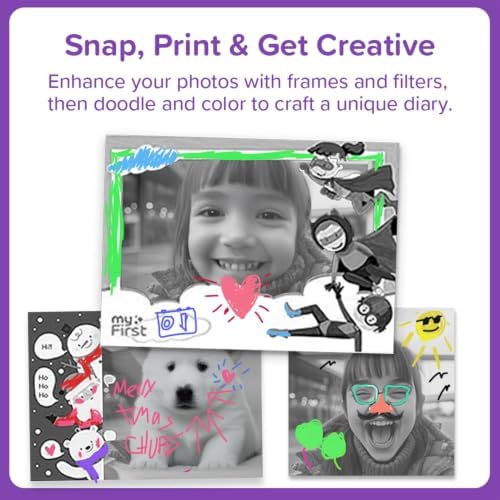 MyFirst Kids Instant Print Camera, 16MP 7S Inkless Printing - Image 5