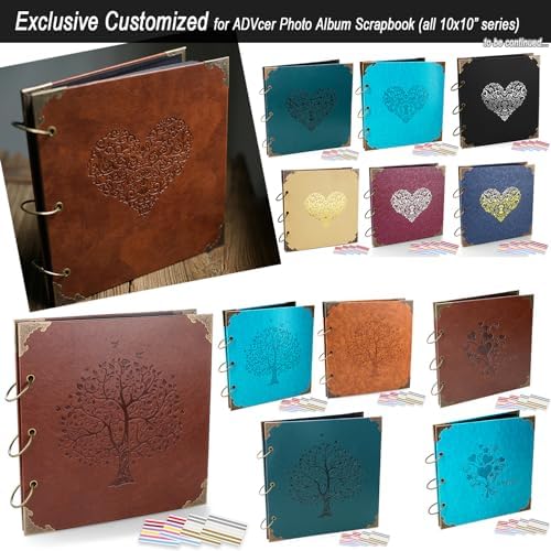 30 Sheets 9.84 x 10.24" Clear Insert Page Protectors Film - Exclusive Customized (NOT Pocket Non-adhesive) Acid Free Flexible Photo Sheet Divider, ONLY match ADVcer 10x10 Photo Album Scrapbooks - Image 7