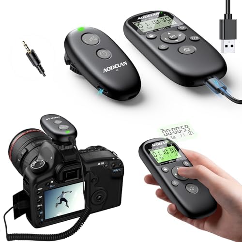 for Panasonic Camera Wireless Rechargeable Timer Shutter Release Remote by AODELAN