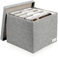 Photo Storage Box 8x10, Decorative Photo Storage Containers With Lid by Himake