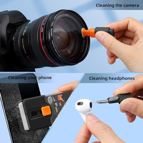 Keyboard Cleaner & Laptop Cleaning Kit, All-in-1 for Computer PC, Black - Image 4