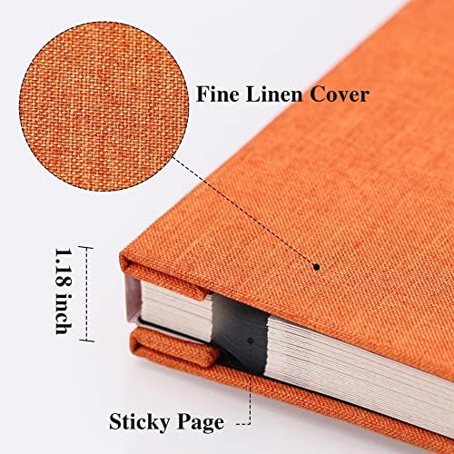 Vienrose Large Photo Album Self Adhesive for 4x6 8x10 10x12 Pictures Magnetic Scrapbook Album DIY 13" X 12.6" 60 Blank Pages with A Metallic Pen - Image 3