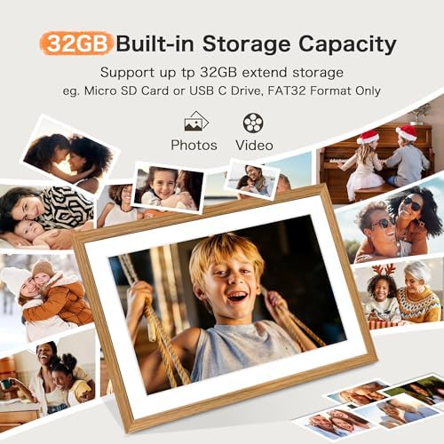 Digital Picture Frame Frameo, 10.1 Inch Smart WiFi Digital Photo Frame 32GB - Image 5