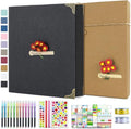 Vienrose DIY Scrapbook Photo Album Kit,8.5x11 Inch,60 Pages,Black by Vienrose