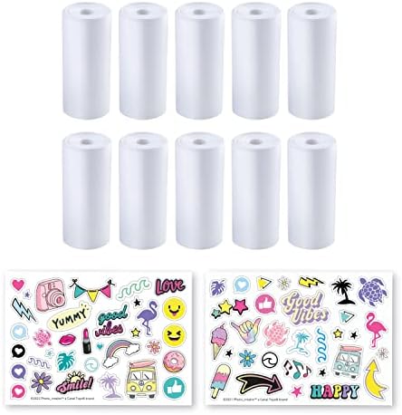 Canal Toys Photo_Creator Instant Print Camera Refill set- includes 10 rolls of white thermal paper and 2 sticker sheets - Image 6