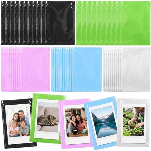50 Pack 2x3 Magnetic Picture Frames for Refrigerator with Transparent Cover by Unknown