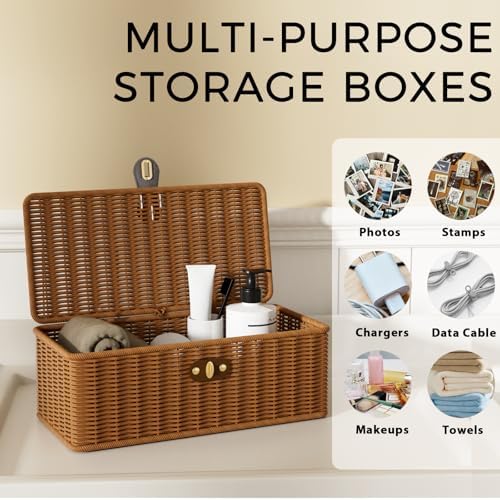 Decorative Photo Storage Box with 12 Inner Plastic Cases for 4x6 Photos - Image 5