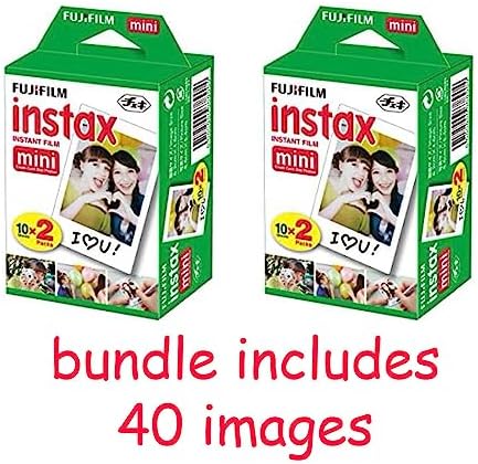 Fujifilm Instax Mini 12 Instant Camera Pastel Blue with Film Value Pack (40 Sheets) + Accessories Including Galaxy Carrying Case Strap, Photo Album, Stickers (Pastel Blue), Compact - Image 4