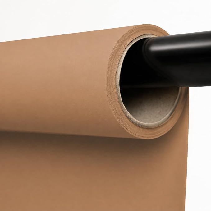 Kate Seamless Paper Backdrop Beige Photography Paper Backdrop Roll (86''x32.8' Beige) by KateBackdropforPhotography
