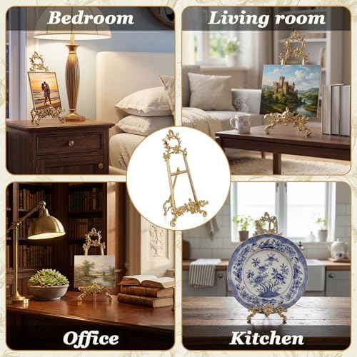 Novabright 11.5 Inch Ornate Metal Display Stand for Scrying Mirrors - Image 6