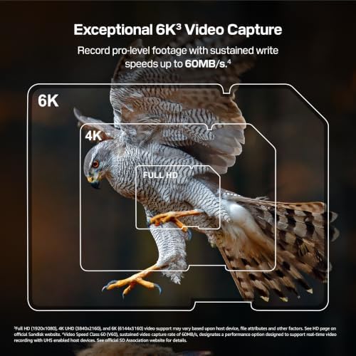 SANDISK 256GB​ Extreme PRO SDXC UHS-II Memory Card - C10, U3, V60, 6K, 4K UHD, Read Speed up to 300MB/s - SDSDXEM-256G-GN4IN - Image 2