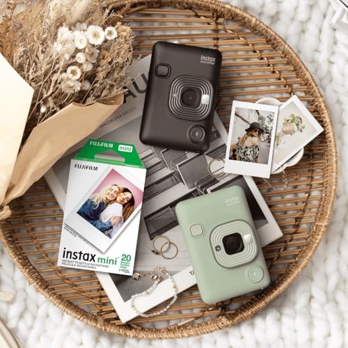 Fujifilm Instax Mini Film Two Instant Film Twin Packs - 40 EXP Total, ISO 800, Compatible to Mini Evo, Mini 12, Mini 11, Mini 40 Bundeld with Premium Balveli Microfiber Cloth - Image 6