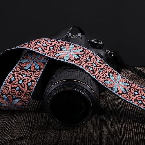 Camera Strap, Jacquard Weave 2" Shoulder Neck Straps for All DSLR Cameras Men Women Photographers - Image 4