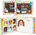 Scrapbooking Albums for Kids School Years Memory Book, Preschool to 12th Grade, 17 Pocket Pages for Photos & Artwork, Includes Birthday/Christmas/Halloween Pages, Index Tabs & Ruler, Gift-Ready Box by VYRANA
