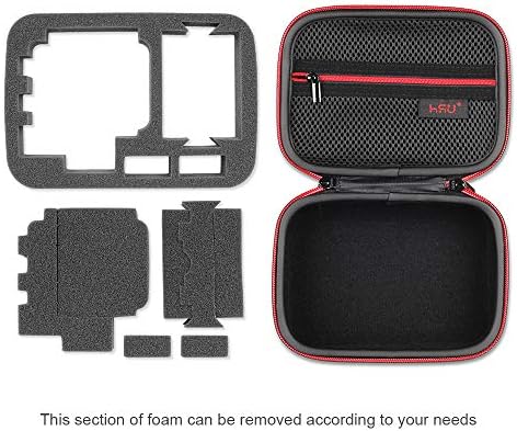 HSU Small Case for GoPro Hero 13/12/11/10/9/8/7/6/5 Black (Small Size Red) - Image 5