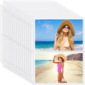 Feifeiya Feifeiya 150 Pack 5 x 7 Photo Sleeves for 3 Ring Binder(for 600 Pictures) archival Photo Page Protectors Holds Clear Plastic Refill Pages Plastic Album Refill Pages by Feifeiya