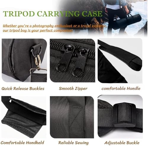 BLIRITEL 35.4 inch Tripod Carrying Case, Heavy Duty Padded Tripod Bag with Shoulder Strap for Light Stand,Monopods,Umbrellas,Softbox,Boom Stands and Photography Accessories (35.4 x 5.12 Inch) - Image 4