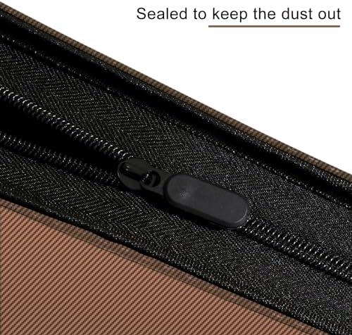 eTone Film Negative Storage Box, PU Leather 3-Ring Binder Album, Gold Foil, 13.18x7.08x1.96 Inch, Velvet Lined for 35mm 120 4x5 8x10 Negatives (Brown) - Image 5