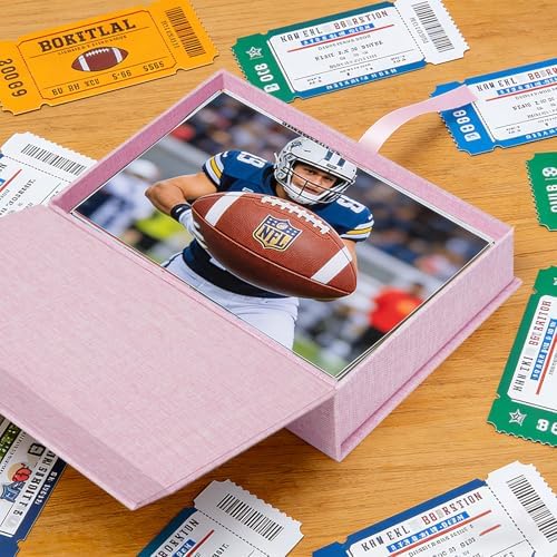 8x10 Photo Storage Box, Premium Linen Memory Box for Photos, Pictures, Certificates, Scrapbooking Supplies & Jewelry - Portable, Stackable Organizer for Home, Crafters & Collectors - Image 5
