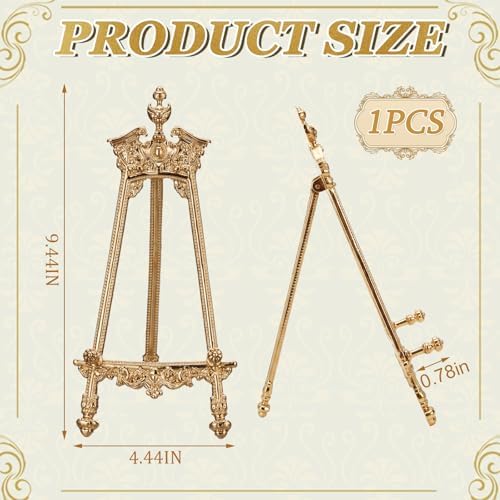 Novabright 9 Inch Ornate Metal Display Stand for Scrying Mirrors - Image 2