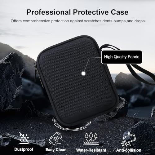RAIALL Case for KODAK Snapic A1 35mm Film Camera and KODAK Film, Black | Hard Carrying Case Protective Travel Bag for Kodak Ultramax 400 35mm Color Print Film, Mesh Pocket for Batteries - Image 7